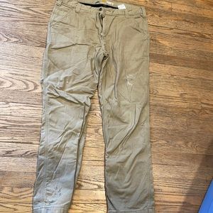 Fleece lined Carhartt work pants